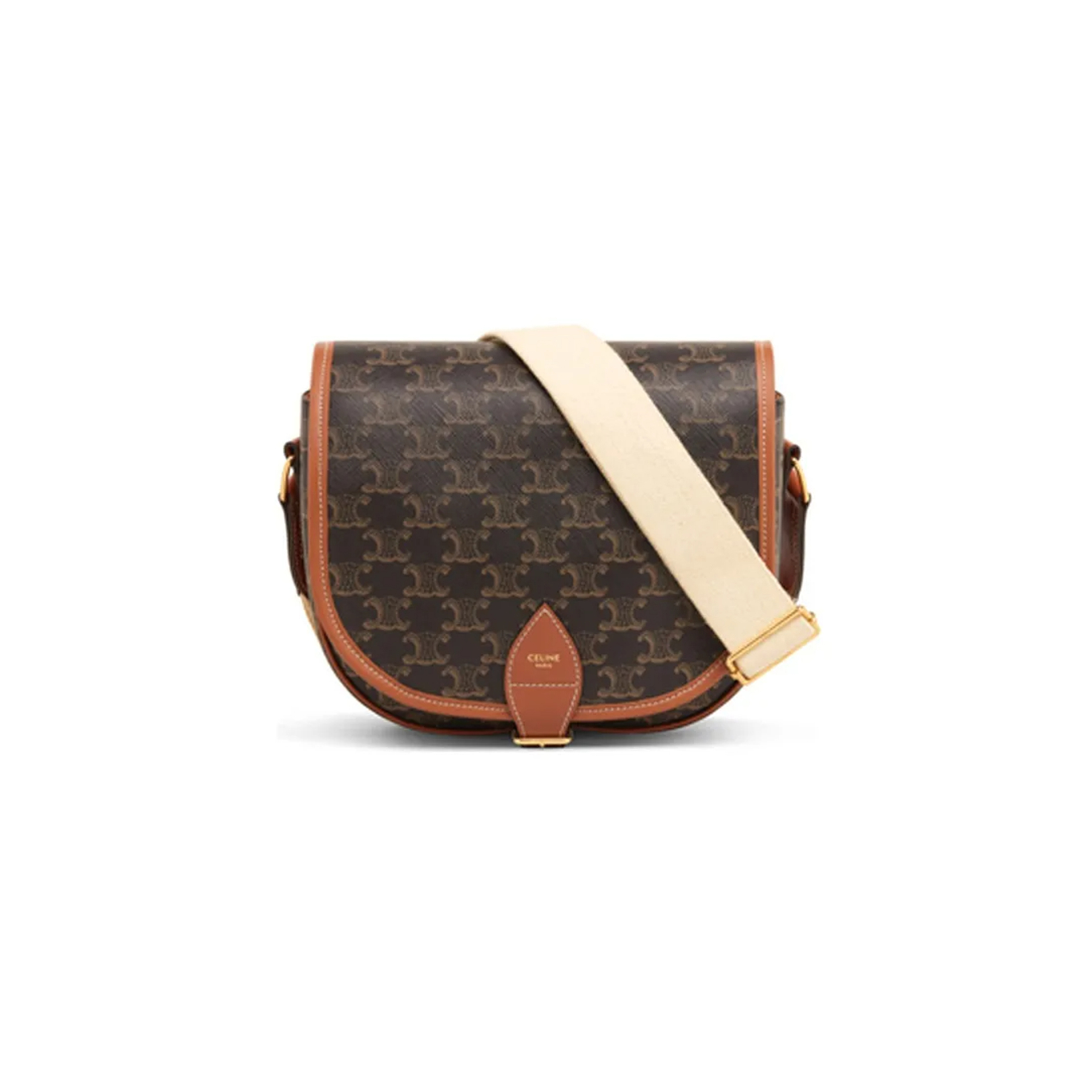 Ce**e crossbody bag in canvas and calfskin 196932bzj.04lu (23*21*8cm)